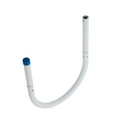 Solar Pocket Stainless Steel Twist Lock Cover Holder by Sun2Solar | 5-Piece Set | U-Shaped Hooks Keep Solar Blankets Off The Ground | Easy Install | for Steel-Wall Above Ground Swimming Pools