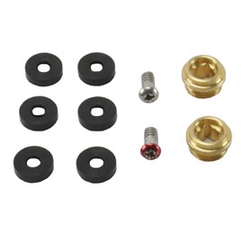 AA Faucet Repair Kit for 4" or 8" Faucets, Rubbers, Screw and Copper Seat, HOT & COLD (Combo-Kit)
