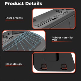 kstars Set of 2 Foot Pedal Pad Replacement Model Y/3/S/X,Non-Slip Accelerator Brake Foot Rest Pedal Extenders(Coding,Black)