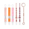 babygoal Pacifier Clips Set of 6, Silicone Pacifier Clips and