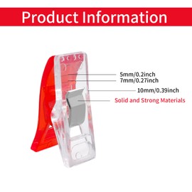 TANEMUDO 521 Pcs Multipurpose Quilting Clips Plastic Sewing Clips for Sewing and Fabric Crafts, with Soft Ruler and Transparent Box