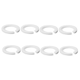 DOETYD 8 Pack E27 to E14 Lampshade Reducer Ring Plastic, Lamp Shade Reducer Ringe, E27 to E14 Adapter Lamp Shade Adapter Ring Lampshade Adapter Rings 42mm to 29mm
