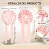 AVENIX Gorro para Dormir de Satin, Set 4 Piezas, Ajustable