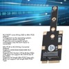 M.2 NGFF NVME SSD Adapter, Mini PCIE to M.2 M