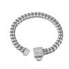 Aiyidi Dog Chain Collar, 12MM Heavy Duty Cuban Chain Collar,
