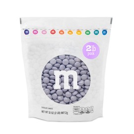 M&M’S WORLD Light Purple Milk Chocolate Candy - 2lbs Resealable Purple Candy Pack for Easter, Mother's Day, Graduations, Birthday Parties, Weddings, Celebrations, Birthday Decor, and more