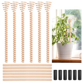 NACHLYNN 6 Pack Electroculture Plant Stakes Electro Culture Gardening Soft Copper Wire Long Copper Garden Stakes for Gardening Growing Plants and Vegetables