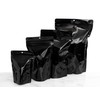 PackFreshUSA: 5 Mil Black & Clear Stand-Up Pouches - Professional