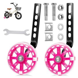Bicycle Stabilisers for Children, 1 Pair of Stabilisers for Children's Bike, Auxiliary Wheels for Children, Universal Stabilisers for Children's Bike, Safety Stabilisers for 12 14 16 18 20 Inch