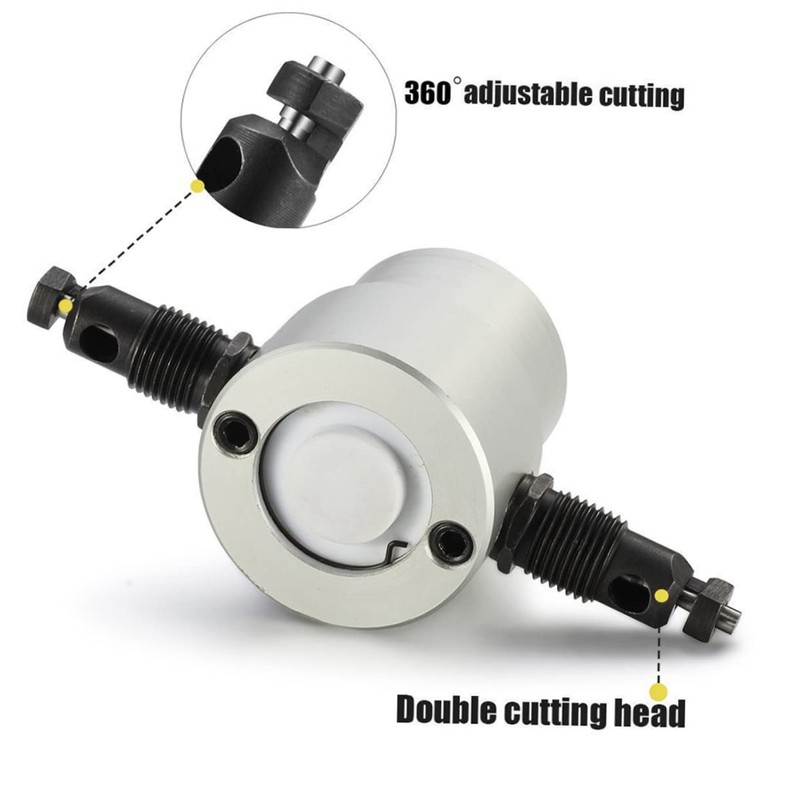 Tofficu 1pc Metal Cutter Kit Nibbler Cutter Double Head