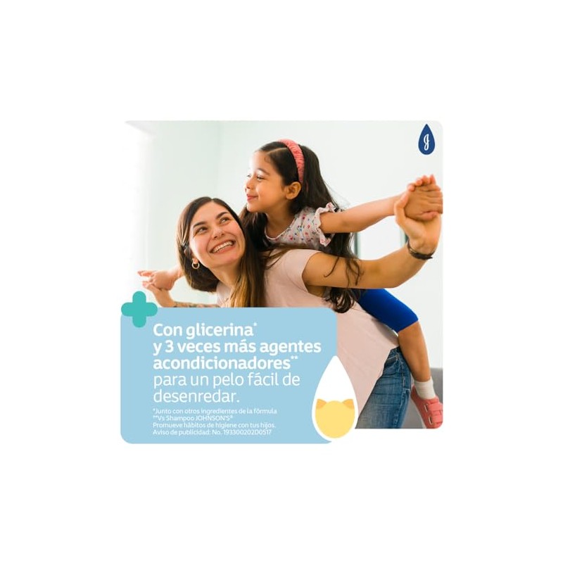 JOHNSONS Crema para Peinar Hidratación Intensa Infantil 200 ml