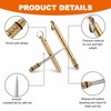 2 Pcs Titanium Alloy Toothpicks, Portable Toothpicks, Titanium Toothpicks Toothpick