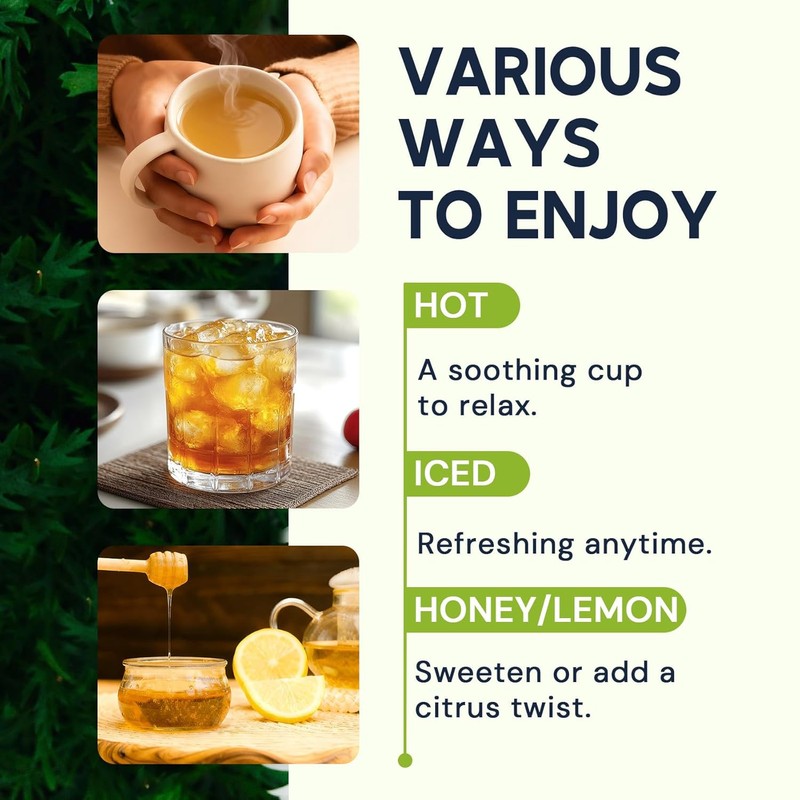 Soursop Leaf Herbal Tea (Graviola) - Caffeine & Sugar Free,