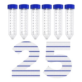 Tubos De Centrífuga Cónica De 50 Ml, 25 Pzas