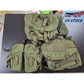 yaos Russian SMERSH M1 Tactical Vest Chest Rig AT Green Set Assembled