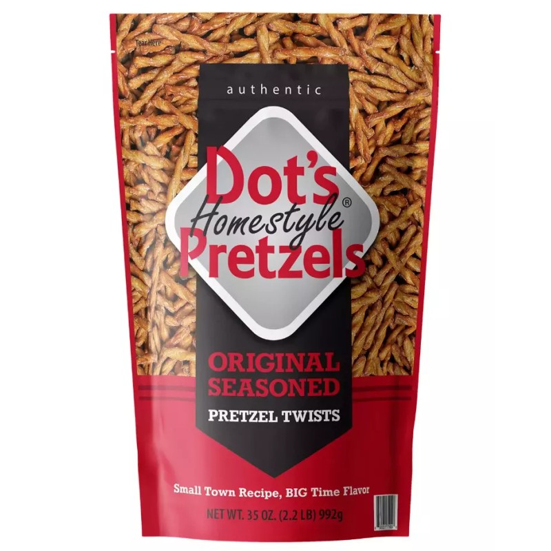 Dot's Homestyle Pretzels Original Seasoned 35 oz Warehouse Bag Jumbo