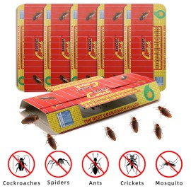 TSUINZ 5-20PCS Roach Glue Trap Cockroach Spider Killer Glue Outdoor Indoor Roach Bait - 15pcs