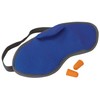 TravelSafe Unisex TS0362 Eyemask and Ear Plugs, Blue,