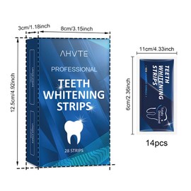 Whitening Teeth White Stripes Teeth, Professional Teeth Whitening Strips, 21 Treatments, Teeth Whitening Strips, Mint Flavour, Quick Removal of All Stains