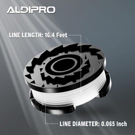 ALDIPRO Weed Eater String, Trimmer Line 0.065-Inch Diameter, 6-Pack