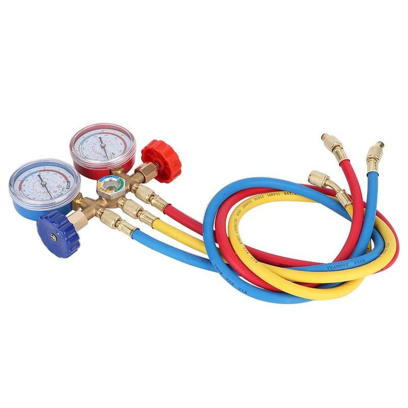 Refrigerant Air Conditioning Tools AC Diagnostic Manifold Gauge Set W/