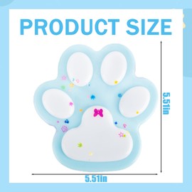 AYNKH Squishies Super Large Cat Paws, Fufu Squishies, Cat Paw, Squishies Taba, Improves Concentration, Reduces Stress, Kids, Teens and Adults, Gift (Blue)