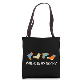 Missing Socks Where Is It Funny Laundry Bag Missing Socks Tote Bag