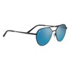 Serengetti Rectangular Odell Matte Black-Saturn Polarized Petrop Blue, Multi, One