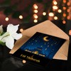 Artery8 Eid Mubarak Greeting Card Crescent Moon Stars Over Mosque