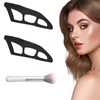 Pack of 3 Eyeshadow Stencils, Eyeshadow Stencil with Make Up