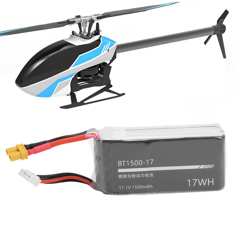 RC 1500mAh Lipo Battery 11.1V Provide Strong Power XT30 Output