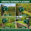 Solar Animal Repellent Alarm for Farm and Garden – Loud