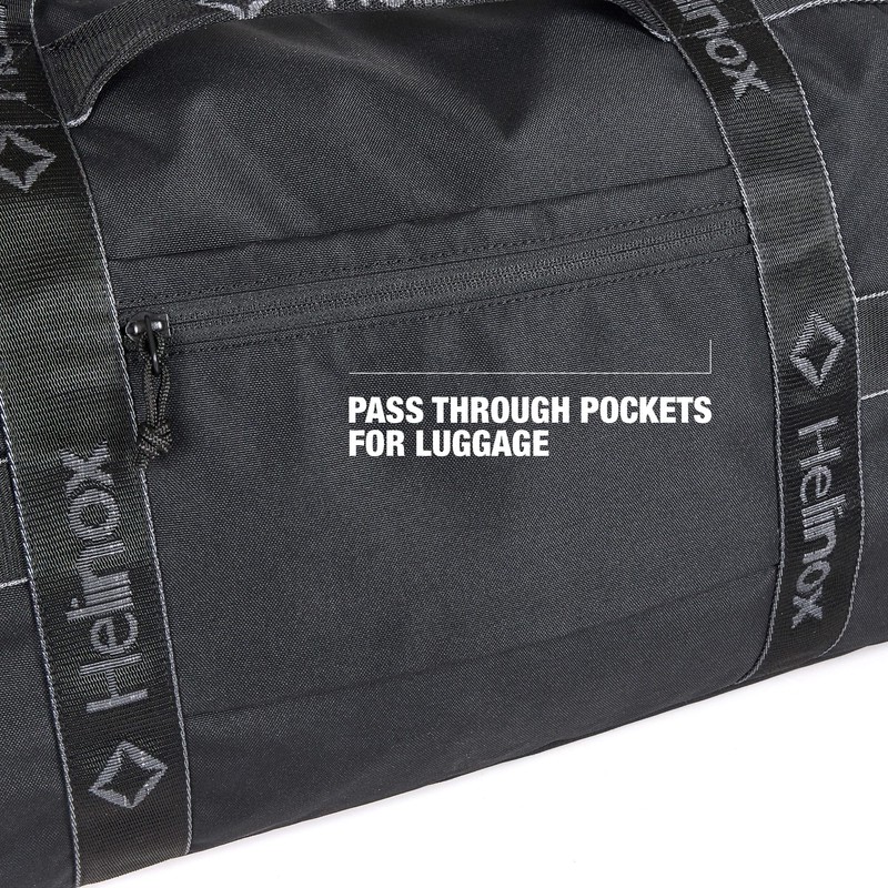 Helinox Classic Duffle Bag, Carry-On Travel Bag, Black