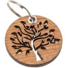 Dreambase Tree of Life Key Ring Wood Oak, wood