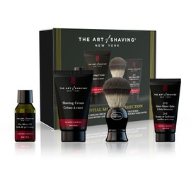 The Art of Shaving Sandalwood 4-in-1 Trial Kit – Pre-Shave Oil, Shaving Cream, Shaving Brush & After-Shave Balm – Protects Against Irritation and Razor Burn – Hydrates and Nourishes Dry Skin | The Art of Shaving