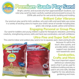 Classic Sand and Play Red Colored Play Sand, 20 lb. Bag, Natural and Non-Toxic, Fun Wet and Dry Indoor and Outdoor, Sandbox, Therapy, and Table Use, Building, Stimulate Sensory Needs