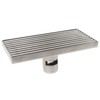 304 Stainless Steel Linear Shower Drain Thickened Lengthened 8 Inch