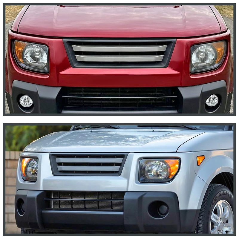 Spec-D Tuning Black Headlights Compatible with 2003-2008 Honda Element