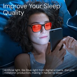 DreamGaze up to 99.9% Blue Light Blocking Glasses for Better Sleep - Anti Blue Light Glasses Men - Premium Computer Gaming Glasses