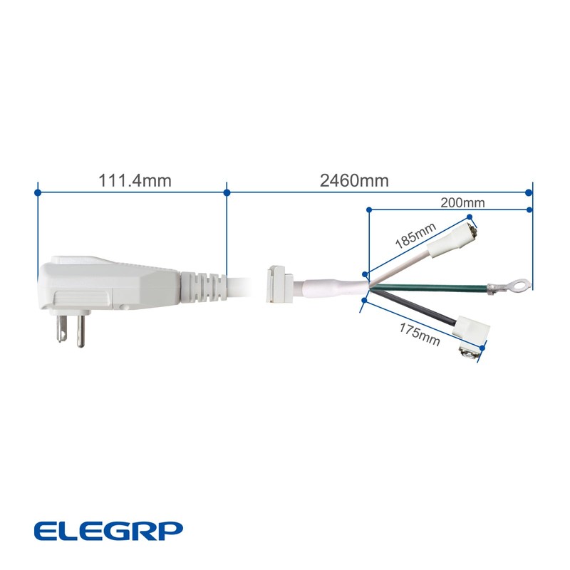 L22520 20Amp 2400W 12AWG LCDI Power Cord Plug for A/C
