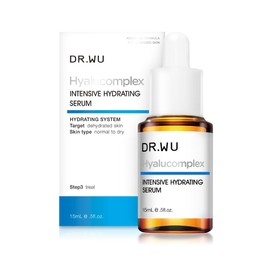 DR.WU Hyalcomplex Intensive Hydrating Serum, 0.5 fl oz (15 ml), Hyaluronic Acid Formulation, Moisturizing Serum