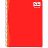 Scribe, ESCOLAR_PLUS, Cuaderno Espiral Sencillo Profesional de Pasta Semi Rígida,