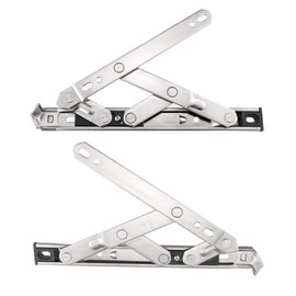sourcing map 8-Inch Hanging/Casement Window Hinge, 202 Stainless Steel 2Pcs