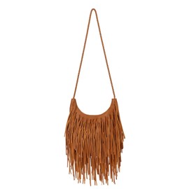 Syrads Hobo Bags for Women Shoulder Bag Women's Tassel Hobo and Shoulder Handbags, brown