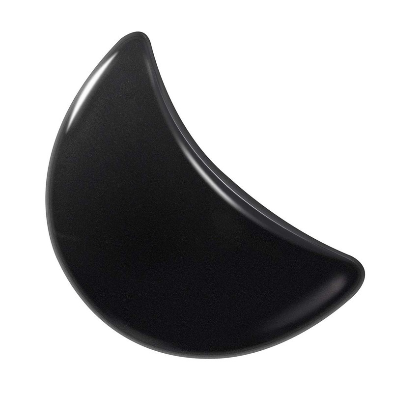 mookaitedecor Pack of 5 Moon Shape Crystal Healing Stone, Polished