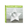Global Gizmos Star Infinity Light with Starburst Pattern, White