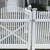 Garden Gate Latch for Wooden Gates - Galvanised Silver Door