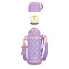 Thermos FJJ-602WF PL-P Vacuum Insulated 2-Way Bottle, 0.6L/0.63L Purple Pink