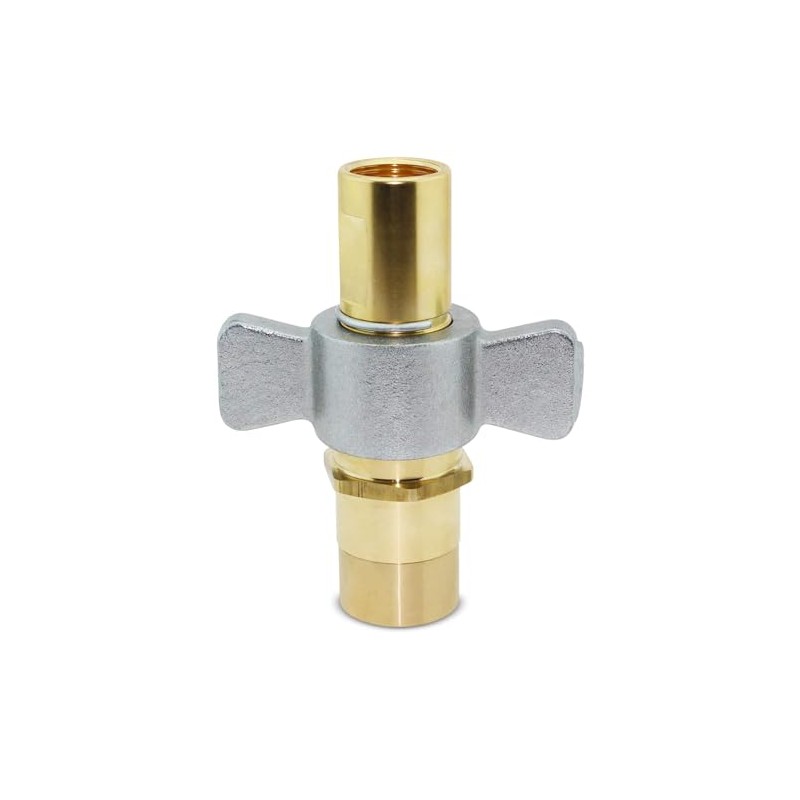 3/4" NPT Wet-Line Wing Nut Heavy Duty Hydraulic Quick Disconnect