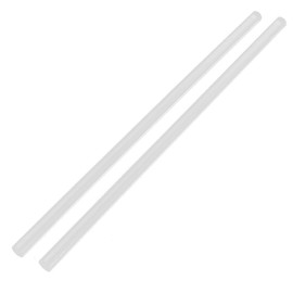 Tuperoymse 3Mmx250Mm Round Shape Solid Acrylic Rod Pmma Extruded Bar Clear 2Pcs